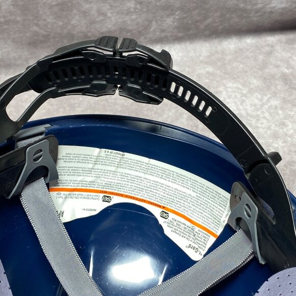 Seattle Seahawks MSA V-Gard Hard Hat Medium Size Adjustable OSHA ANSI Blue - Picture 8 of 9